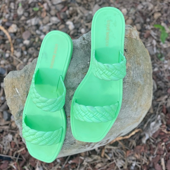 Steve Madden Bohemia Slip-on Slide Samdals - Picture 2 of 3